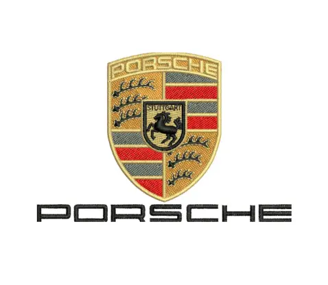 Porsche embroidery design-myembdesigns