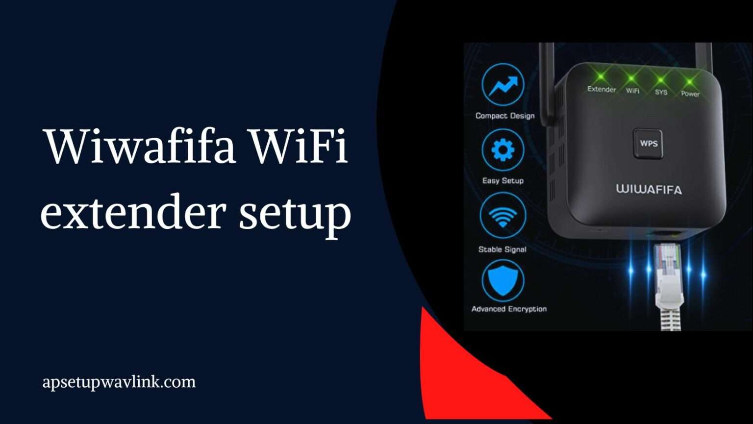 Wiwafifa Wifi Extender Setup