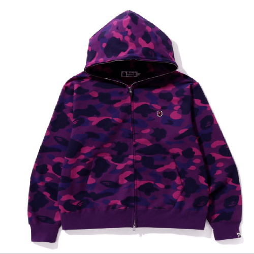 Purple bape hoodie