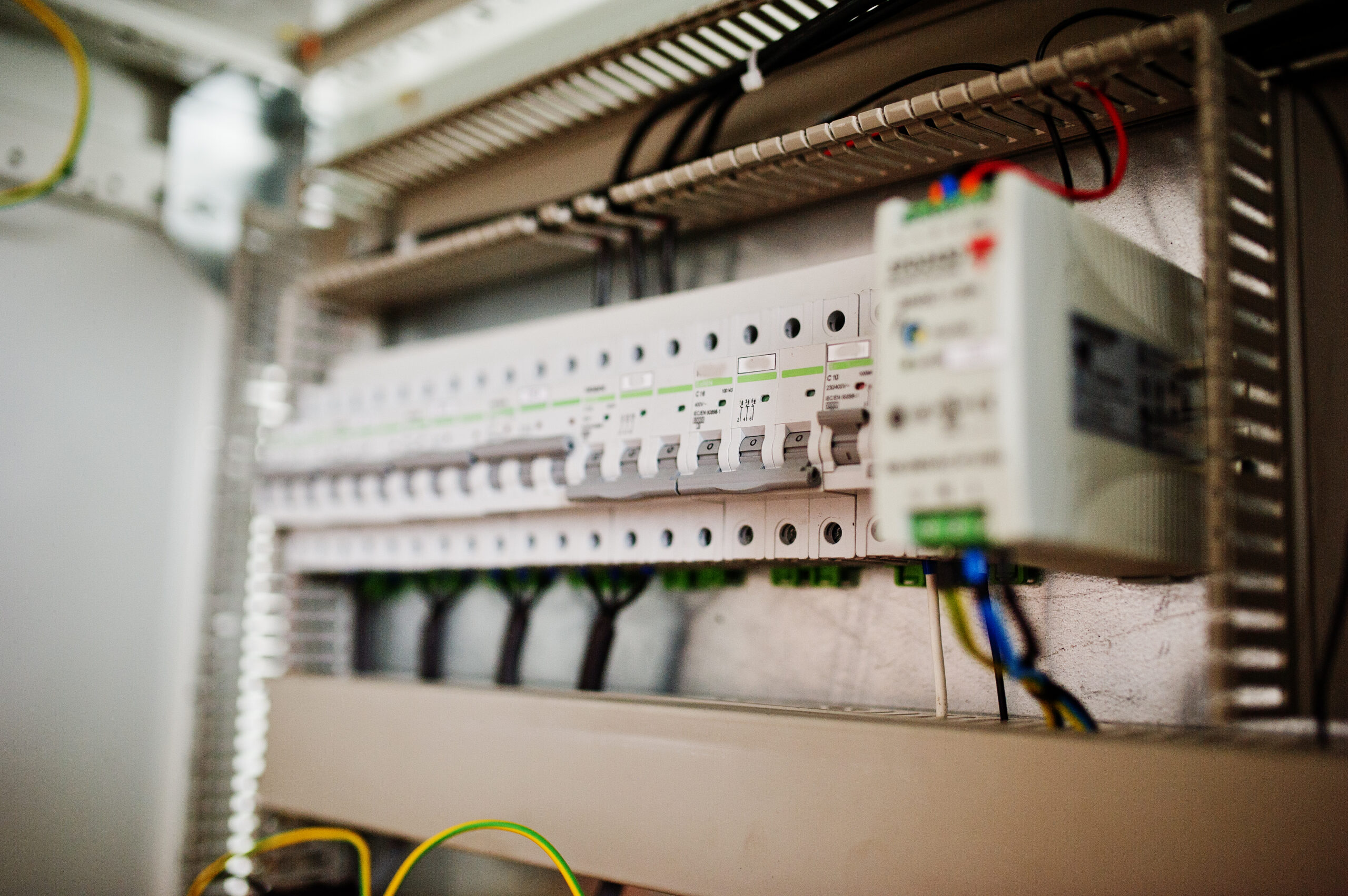 Electrical panel | electric meter and circuit breakers