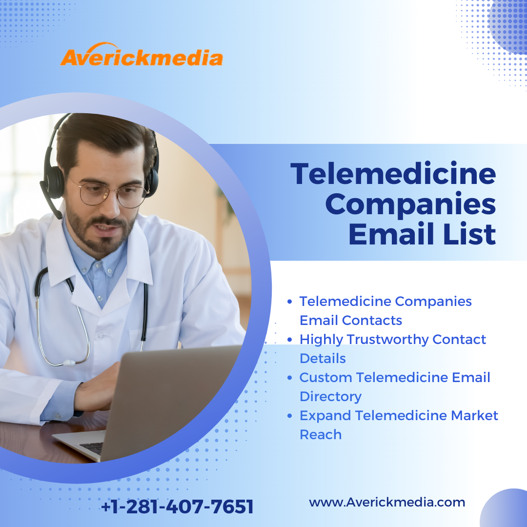 Telemedicine Companies Email List