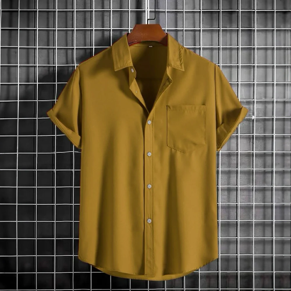 The Slick Appeal of a Mens Yellow Shirt