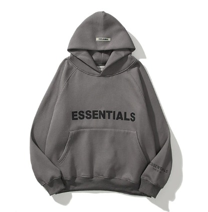 Dark-Grey-Essentials Hoodie