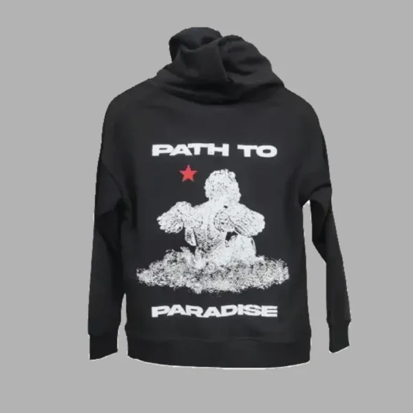 Black Hellstar Path to Paradise Hoodie