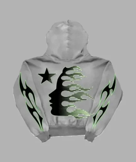 Latest Fashionable Grey Hellstar Hoodie