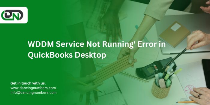 QuickBooks Desktop is a powerful accounting tool used by many businesses to manage their finances efficiently. However, users sometimes encounter errors that disrupt their workflow. One such error is the 'WDDM Service Not Running' error. This guide provides quick fixes to resolve this issue, helping you get back to managing your business smoothly. Understanding the 'WDDM Service Not Running' Error The 'WDDM Service Not Running' error is associated with the Windows Display Driver Model (WDDM), a crucial component of the graphics subsystem in Windows operating systems. This service handles graphics rendering, which is essential for applications like QuickBooks Desktop that require graphical interfaces. When this service fails to run, it can lead to performance issues and errors in QuickBooks Desktop. Common Causes of the Error Several factors can trigger the 'WDDM Service Not Running' error: 1. Outdated or Corrupt Graphics Drivers: If your graphics drivers are outdated or corrupted, the WDDM service may fail to run. 2. Windows Update Issues: Problems with recent Windows updates can interfere with the WDDM service. 3. Software Conflicts: Conflicts with other installed software can disrupt the WDDM service. 4. Corrupted System Files: Corruption in Windows system files can prevent the WDDM service from running. Quick Fixes for the 'WDDM Service Not Running' Error 1. Update Graphics Drivers Updating your graphics drivers is often the first step in resolving this error. Step-by-Step Guide: 1. Open Device Manager: o Press Win + X and select Device Manager. 2. Locate Your Graphics Driver: o Expand the Display adapters section. o Right-click on your graphics driver and select Update driver. 3. Search Automatically for Updated Driver Software: o Follow the prompts to search for and install the latest driver updates. 4. Restart Your Computer: o After updating, restart your computer and check if the error persists. 2. Check for Windows Updates Ensuring your Windows operating system is up to date can resolve issues related to system services. Step-by-Step Guide: 1. Open Windows Settings: o Press Win + I to open Settings. 2. Navigate to Update & Security: o Select Update & Security and click on Windows Update. 3. Check for Updates: o Click on Check for updates and install any available updates. 4. Restart Your Computer: o After updating, restart your computer and see if the error is resolved. 3. Restart the WDDM Service Manually restarting the WDDM service can sometimes resolve the issue. Step-by-Step Guide: 1. Open Services: o Press Win + R, type services.msc, and press Enter. 2. Locate the WDDM Service: o Scroll down to find the Windows Display Driver Model service. 3. Restart the Service: o Right-click on the service and select Restart. 4. Verify Service Status: o Ensure the service is running and set to Automatic. 4. Perform a Clean Boot A clean boot can help identify if other software is conflicting with the WDDM service. Step-by-Step Guide: 1. Open System Configuration: o Press Win + R, type msconfig, and press Enter. 2. Select Selective Startup: o In the General tab, select Selective startup and uncheck Load startup items. 3. Disable Startup Programs: o Go to the Services tab, check Hide all Microsoft services, and click Disable all. 4. Restart Your Computer: o Click Apply, then OK, and restart your computer. 5. Check for the Error: o Launch QuickBooks Desktop to see if the error is resolved. If so, gradually re-enable services to identify the conflicting software. 5. Repair Corrupted System Files Using the System File Checker (SFC) tool can fix corrupted system files that may be causing the error. Step-by-Step Guide: 1. Open Command Prompt as Administrator: o Press Win + X and select Command Prompt (Admin) or Windows PowerShell (Admin). 2. Run the SFC Scan: o Type sfc /scannow and press Enter. 3. Wait for the Scan to Complete: o The scan may take some time. Once completed, it will automatically fix any corrupted files. 4. Restart Your Computer: o After the scan and repairs, restart your computer and check if the error persists. 6. Reinstall QuickBooks Desktop If the error continues, reinstalling QuickBooks Desktop may resolve the issue. Step-by-Step Guide: 1. Uninstall QuickBooks Desktop: o Open Control Panel, go to Programs and Features, select QuickBooks Desktop, and click Uninstall. 2. Download the Latest Version: o Visit the official QuickBooks website and download the latest version of QuickBooks Desktop. 3. Install QuickBooks Desktop: o Follow the installation instructions and reinstall the software. 4. Restore Your Data: o Open QuickBooks Desktop and restore your company file from the backup. Preventing Future Errors To minimize the chances of encountering the 'WDDM Service Not Running' error in the future, consider the following tips: 1. Keep Software Updated: Regularly update QuickBooks Desktop, Windows, and your graphics drivers. 2. Maintain System Health: Perform regular system maintenance, such as disk cleanups and antivirus scans. 3. Backup Regularly: Always keep backups of your QuickBooks data to prevent data loss during troubleshooting. Conclusion The 'WDDM Service Not Running' error in QuickBooks Desktop can be disruptive, but with these quick fixes, you can effectively troubleshoot and resolve the issue. By keeping your system and software updated and maintaining regular backups, you can ensure a smoother experience with QuickBooks Desktop. If the problem persists, consider reaching out to QuickBooks support for further assistance. Implementing these solutions will help you maintain the stability and performance of your QuickBooks Desktop application, ensuring that your business operations continue without interruptions.