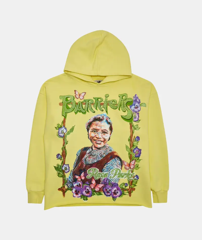 Barriers Rosa Parks Hoodie Yellow