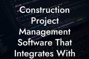 construction management software for quickbooks
