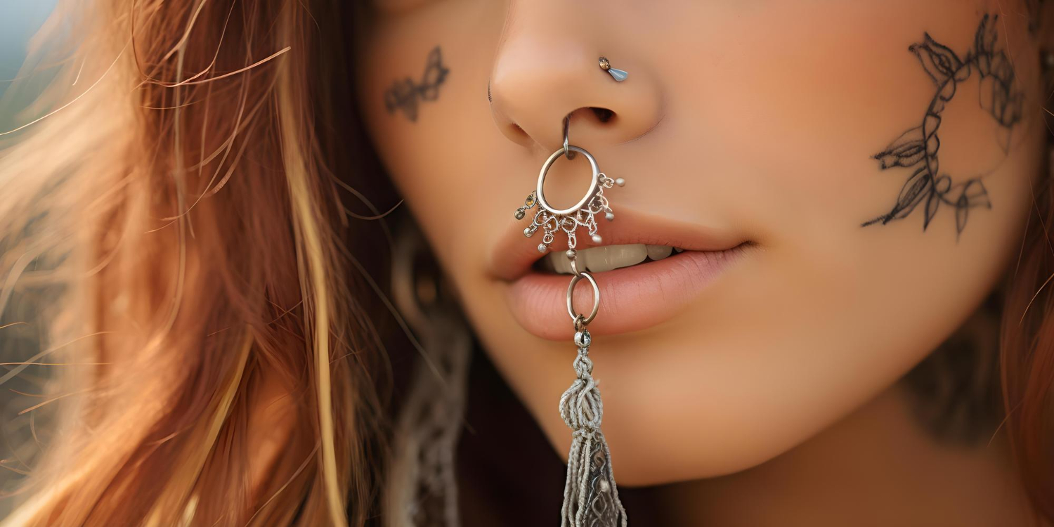 Hoop Nose Piercing